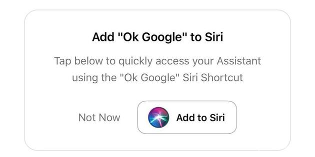 谷歌更新后能讓Siri來啟動Google語音,蘋果尷尬