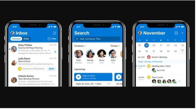 微軟Outlook iOS版更新:全新UI設計,體驗大提升